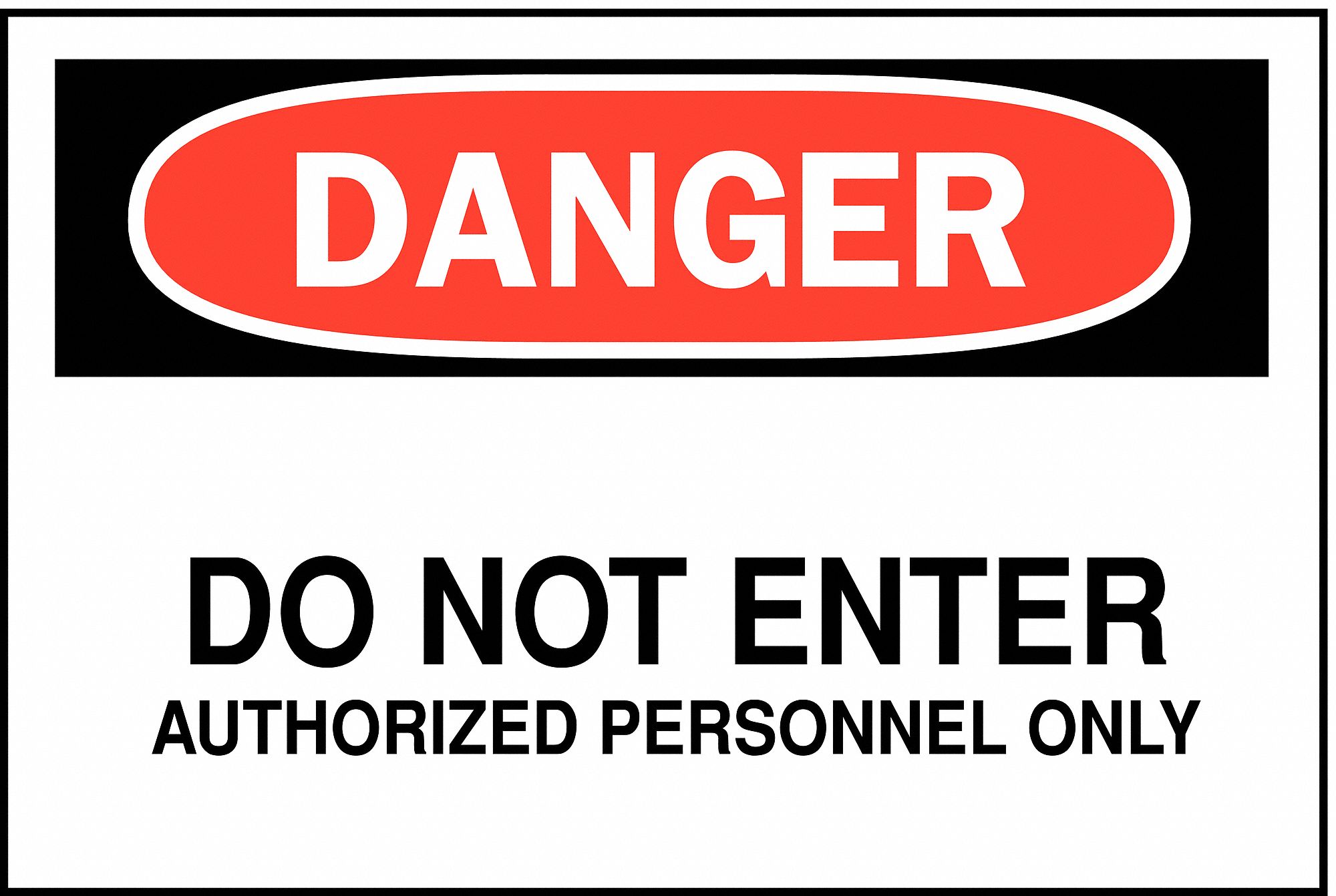 ECRITEAU DANGER 10X14