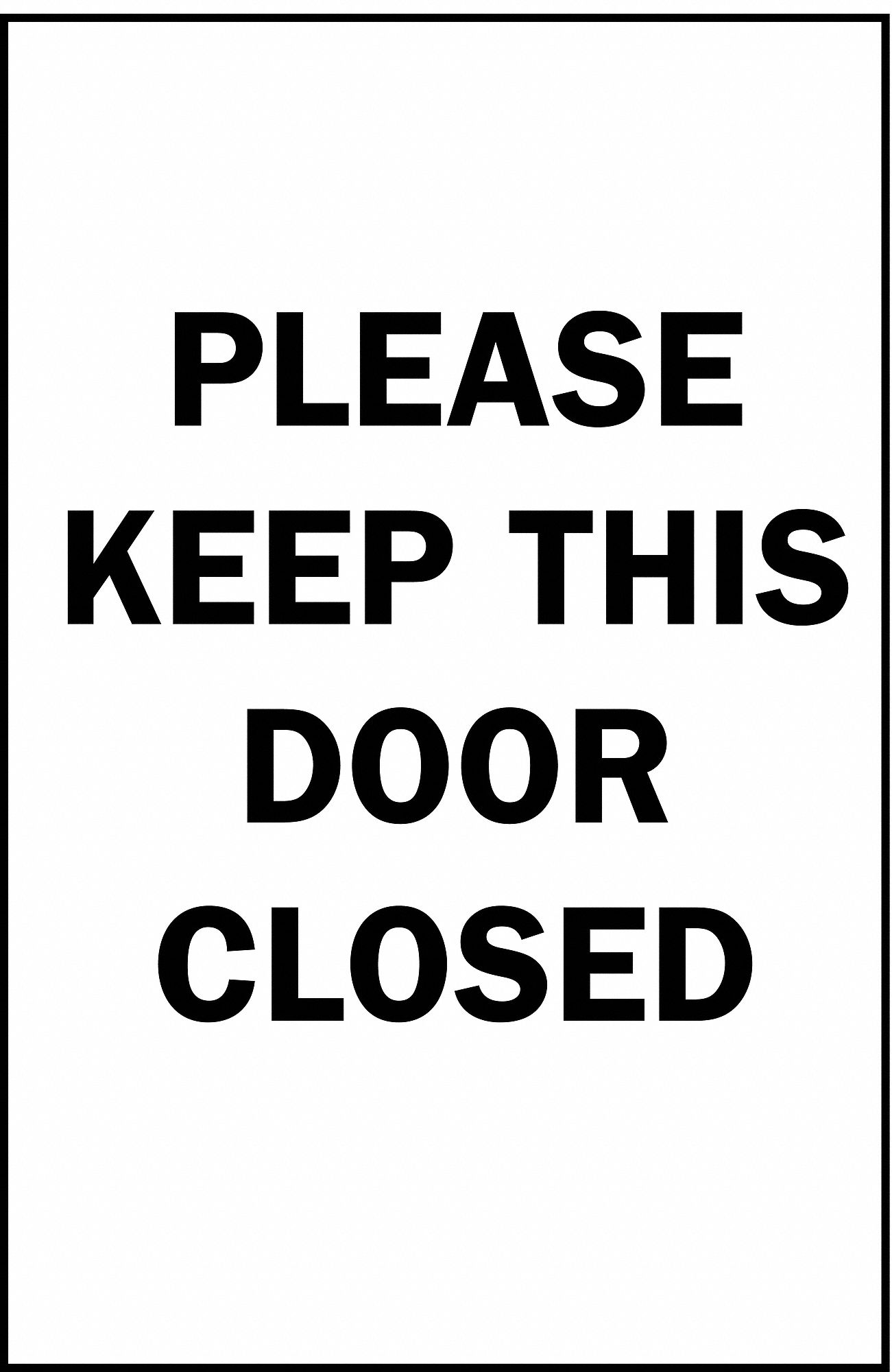 INFORMATIONAL SIGN, MOUNTING HOLES, NOT RETROREFLECTIVE, 0.035 IN THICK