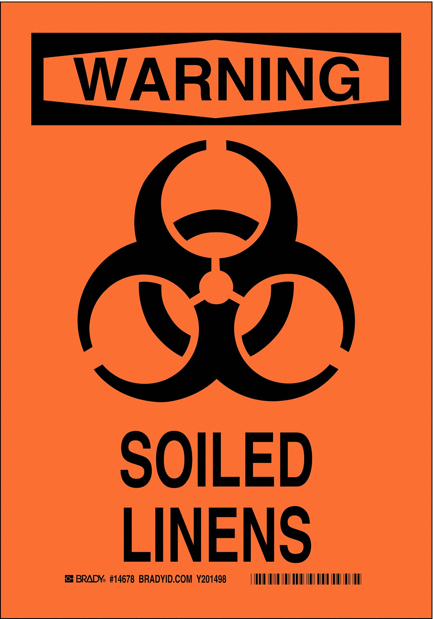 Safety Sign, 10" x 7", Plastic