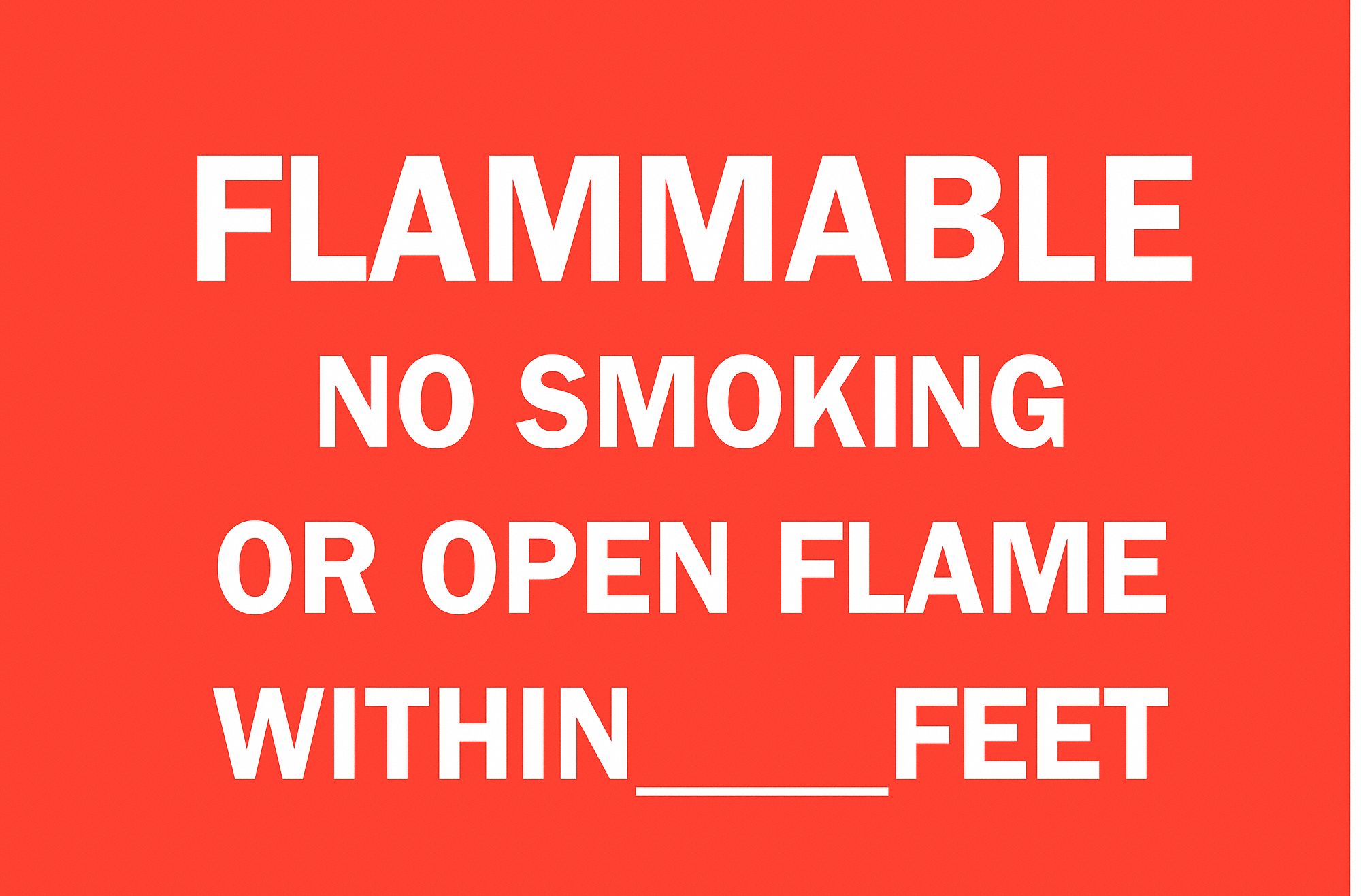 NO SMOKING SIGN, ALUMINUM, MOUNTING HOLES, NOT RETROREFLECTIVE, 0.035 IN THICK, WHITE