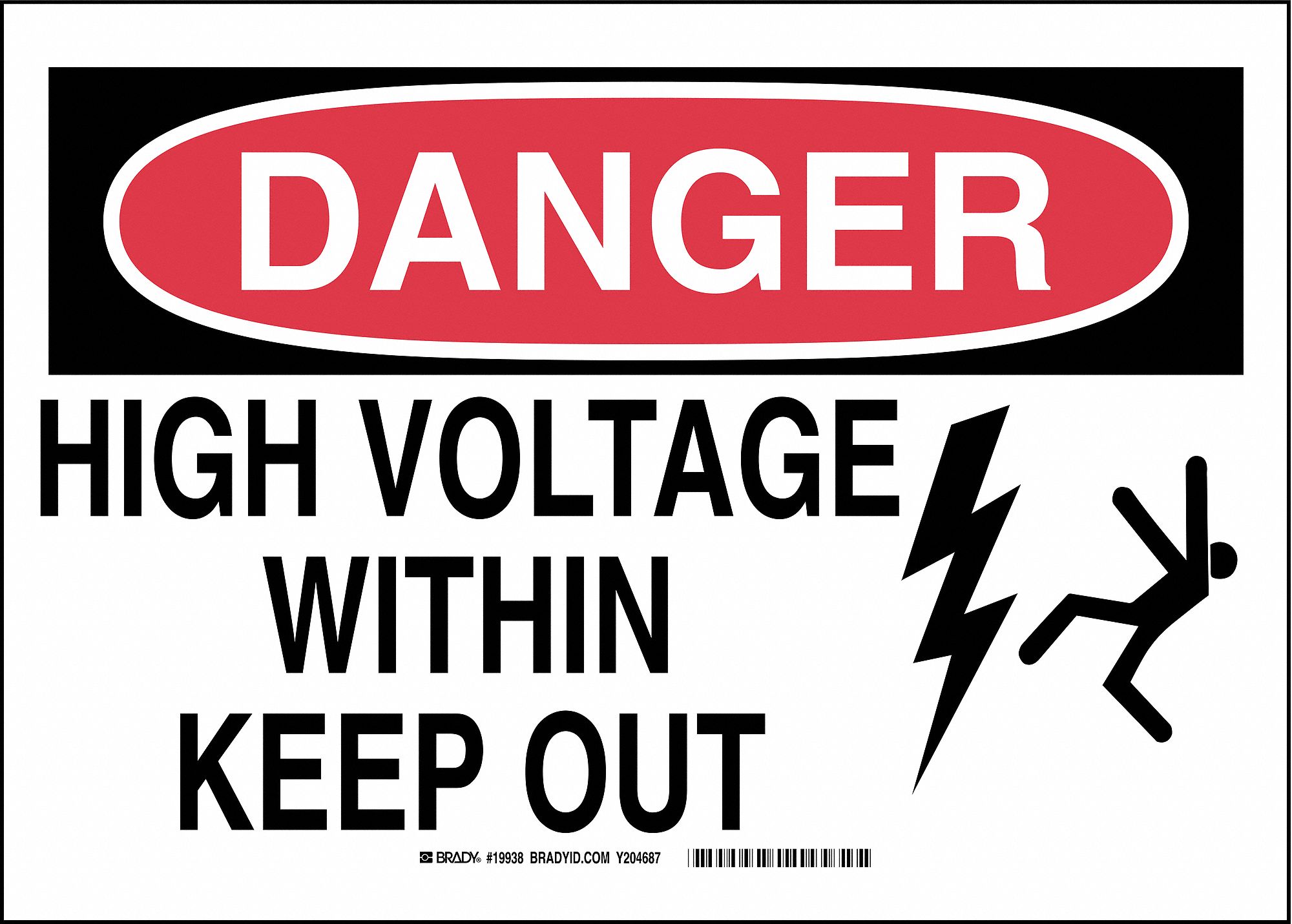 Electrical Hazard Sign