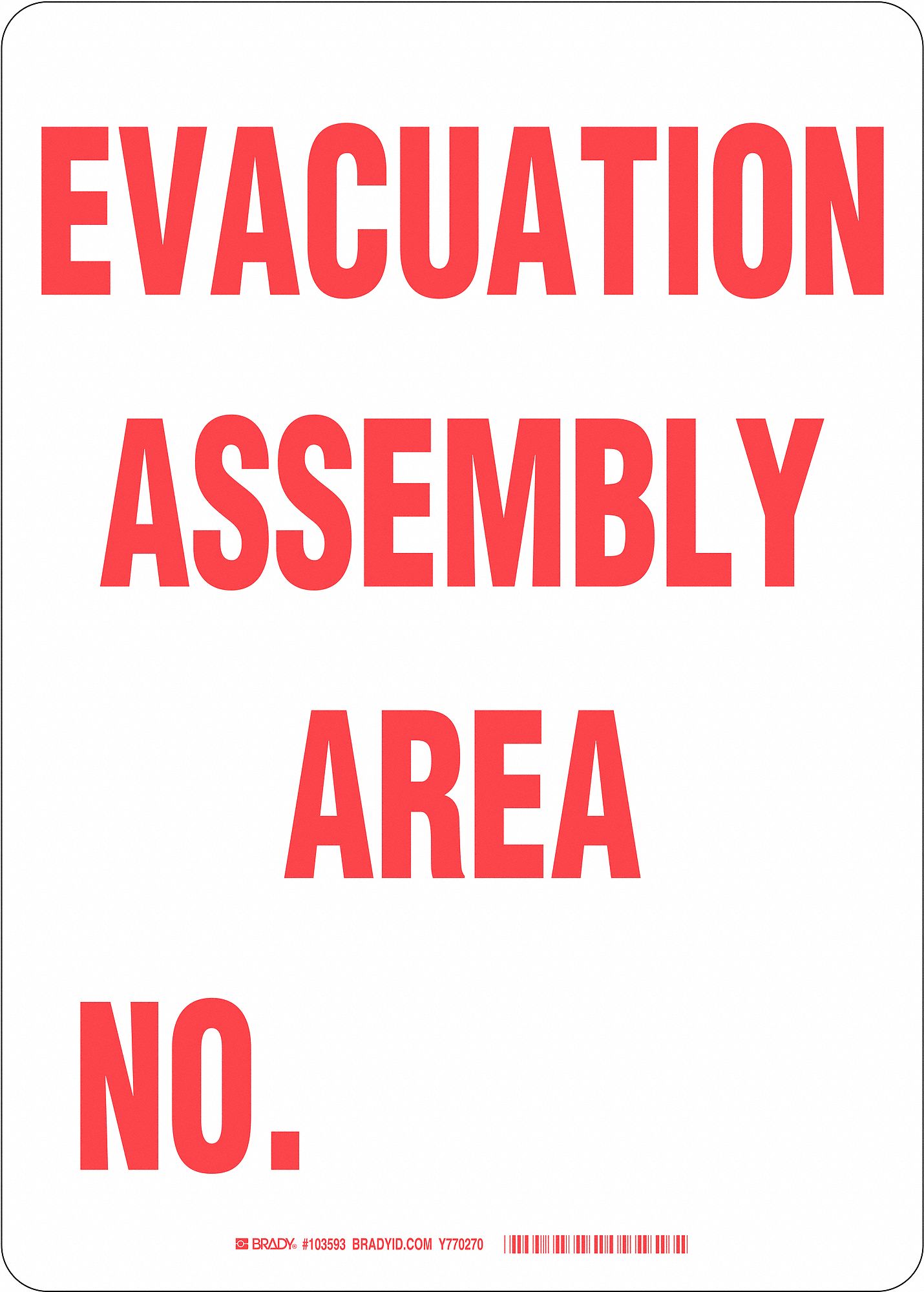 SIGNE ZONE RASSEMBLEMENT EVACUATION