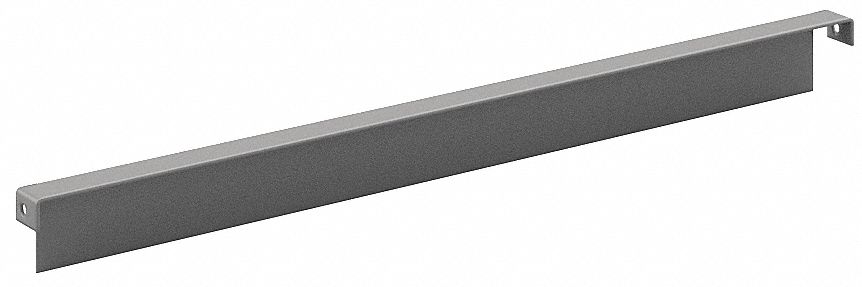 Deck Level Reinforcement: Deck Level Reinforcement, 1 in x 24 in x 2 in, 14 ga Beams, Gray