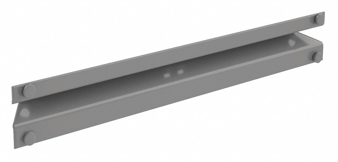 Medium Duty Shelf Support: 7/8 in   x 15 in, Medium Gray, Medium Duty Shelf Support