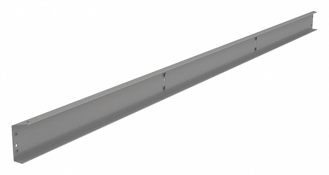 Extra Heavy Duty Shelf Support: 1 in   x 71 1/2 in, Medium Gray