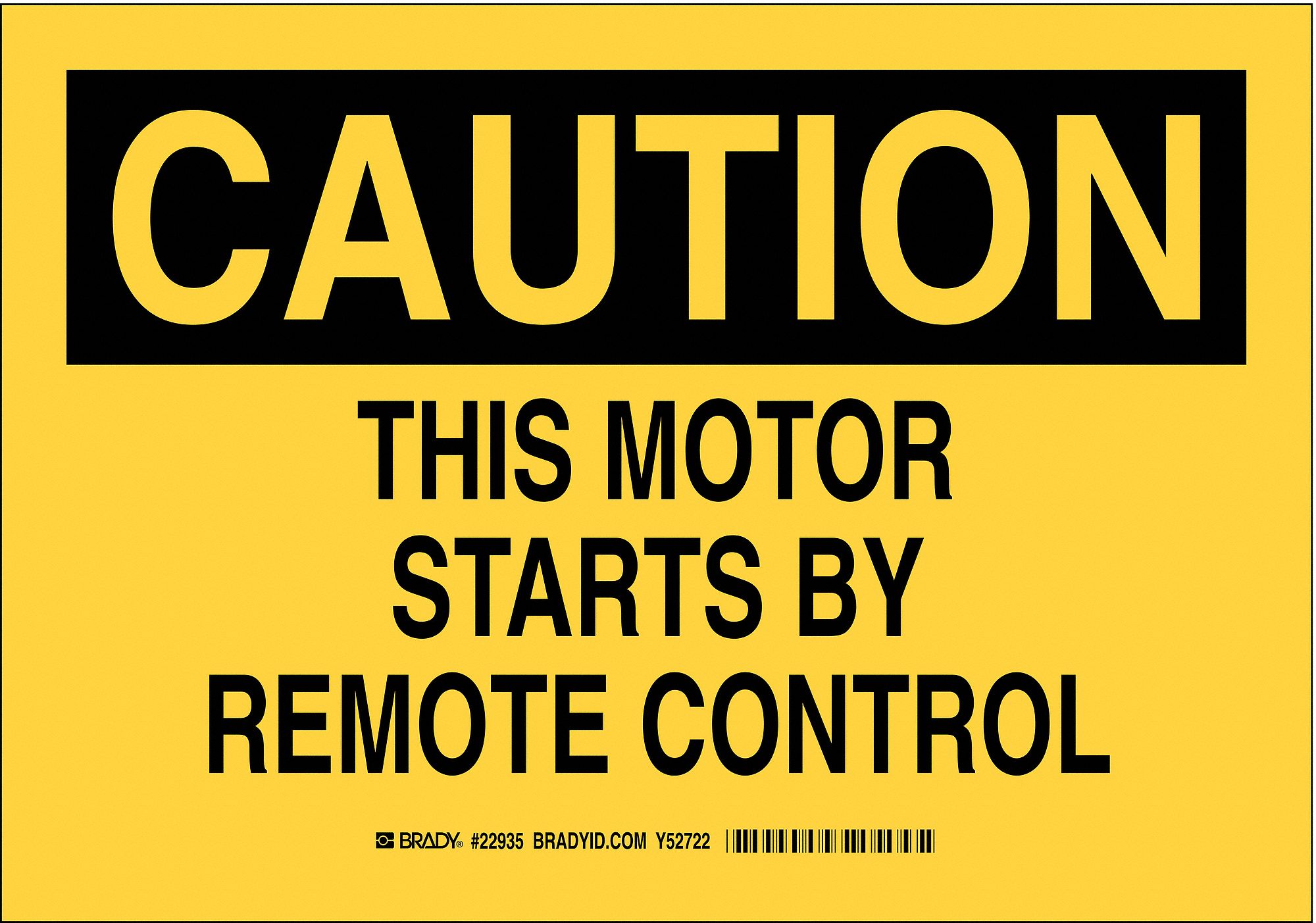 CAUTION SIGN, PLASTIC, 10 IN WIDTH, 7 IN HEIGHT, YELLOW