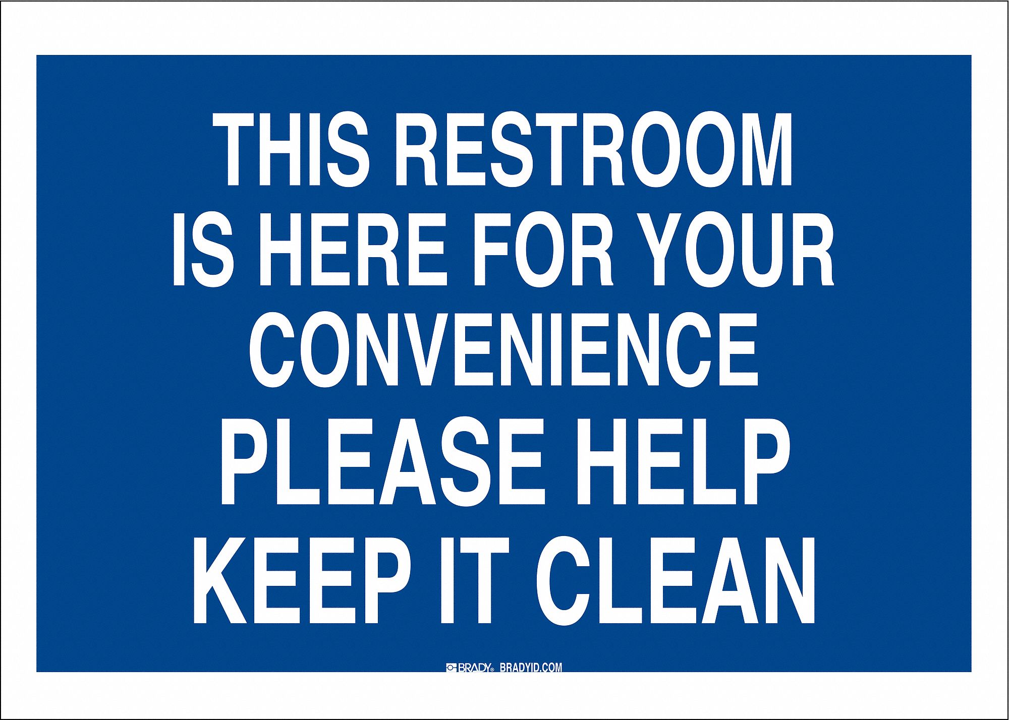 SAFETY SIGN, MOUNTING HOLES, NOT RETROREFLECTIVE, 0.035 IN THICK