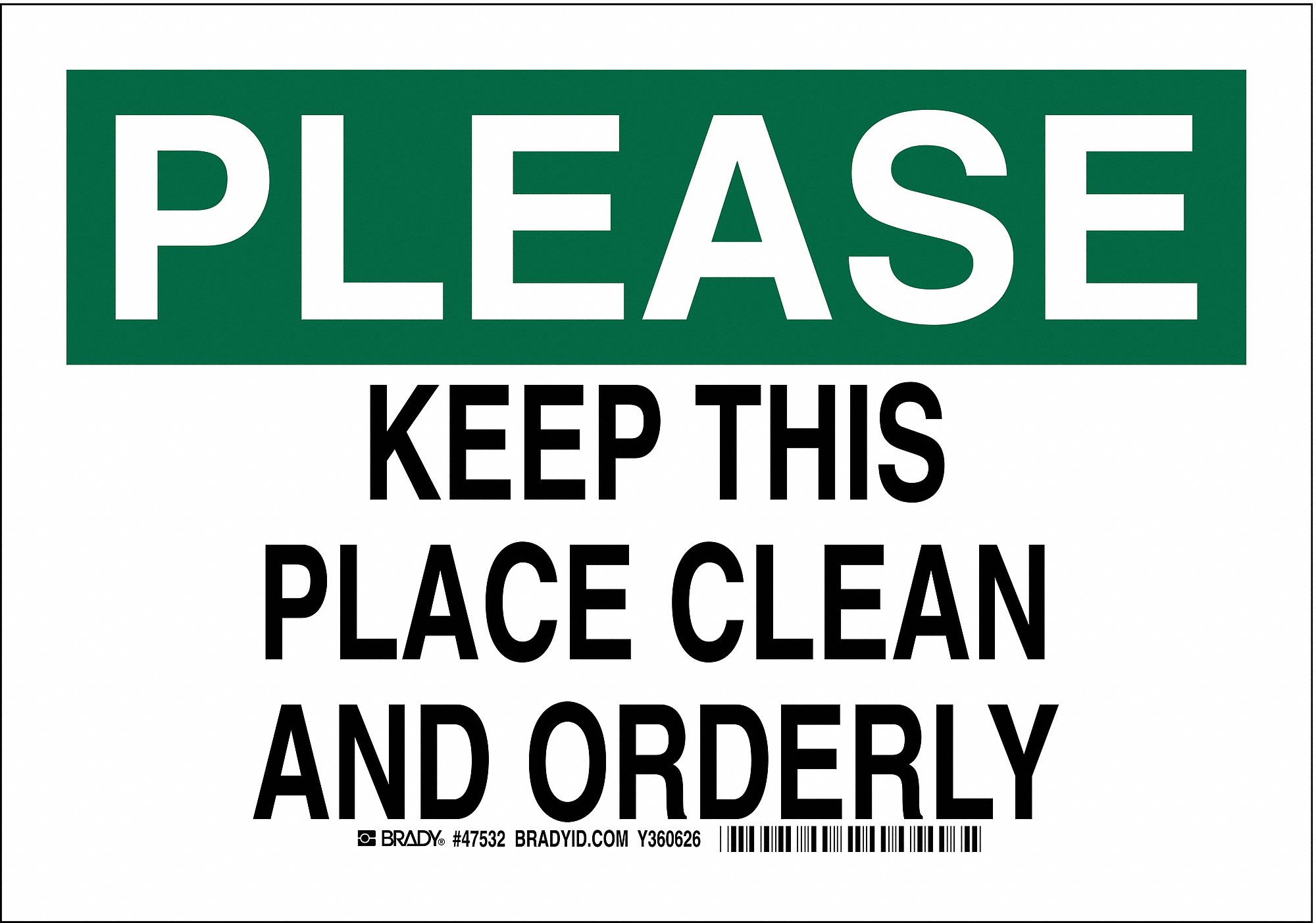 Plastic, Safety Sign, 14