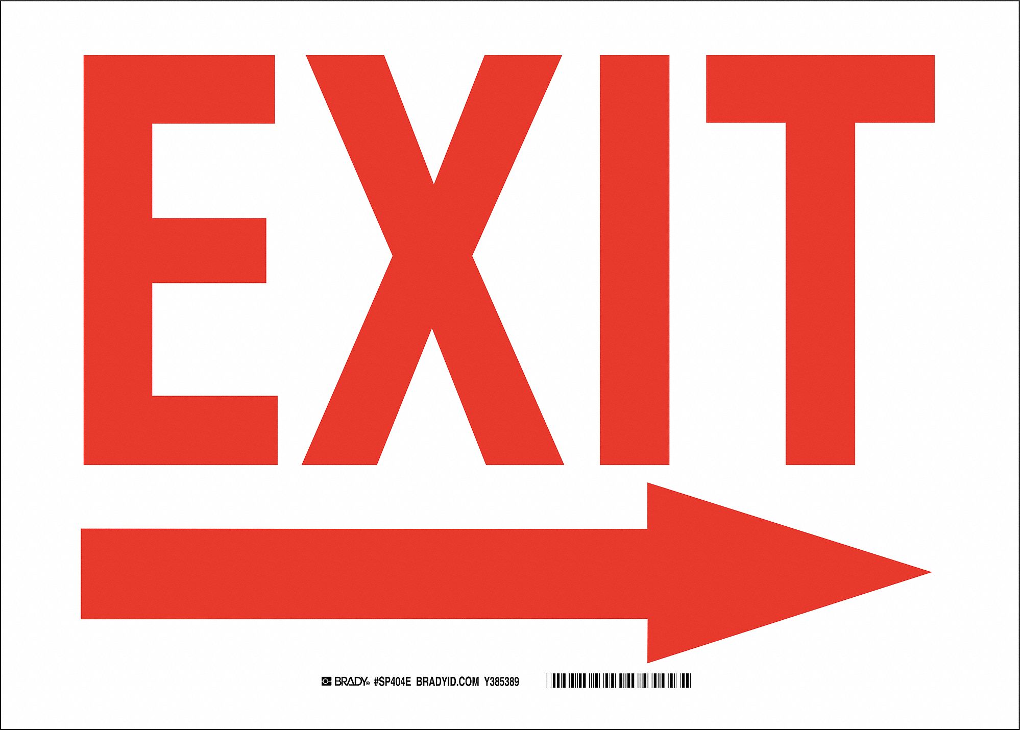 Plastic, Exit Sign, 14