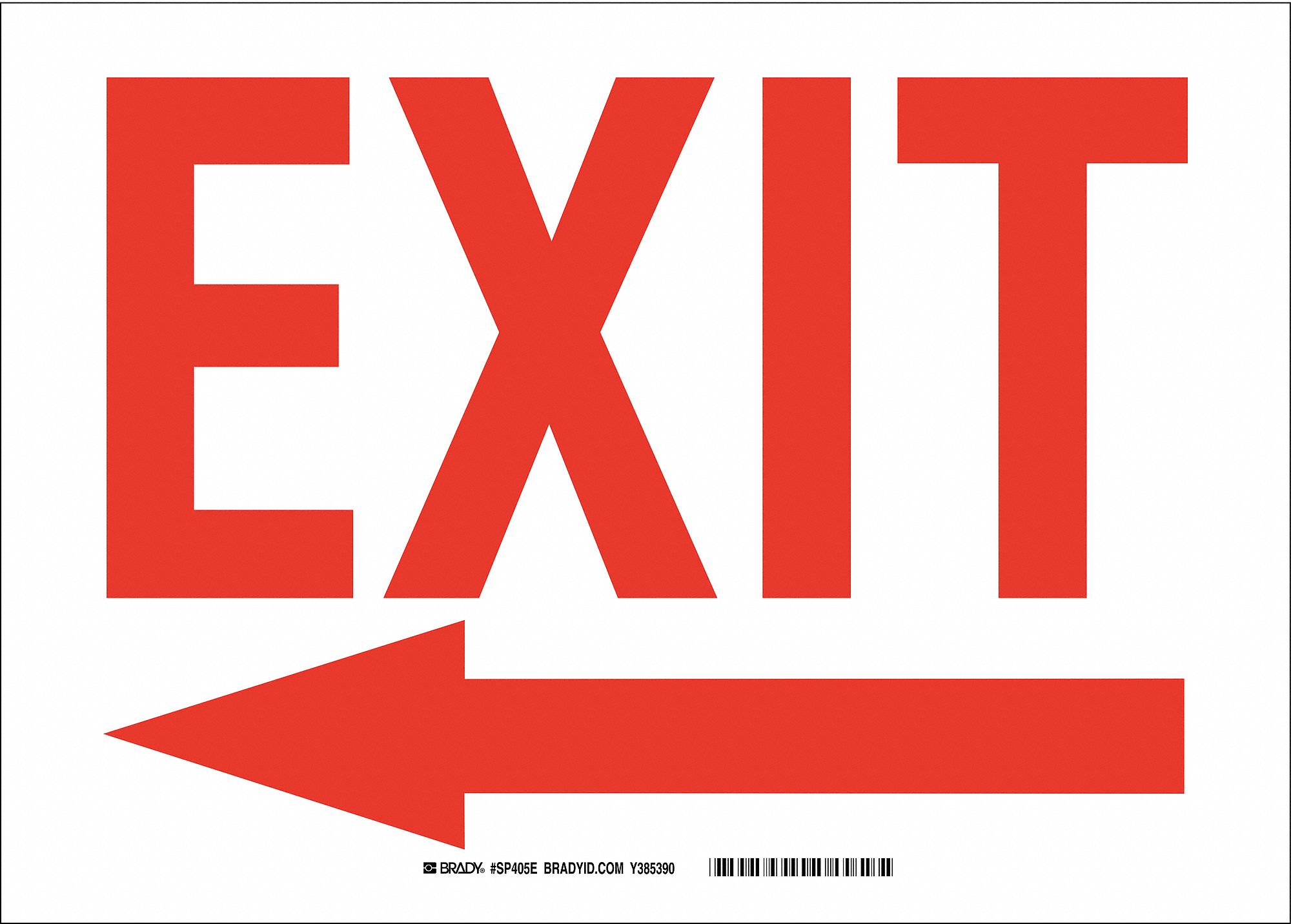 Exit Sign, Exit, 10"x14"