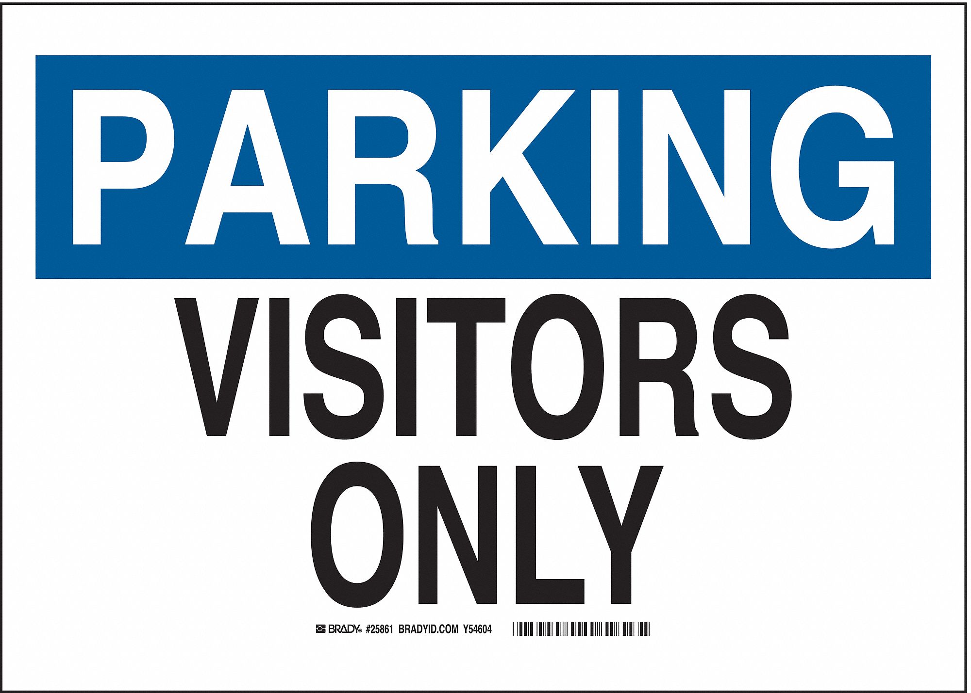 Visitor Parking Sign, 10" x 14"