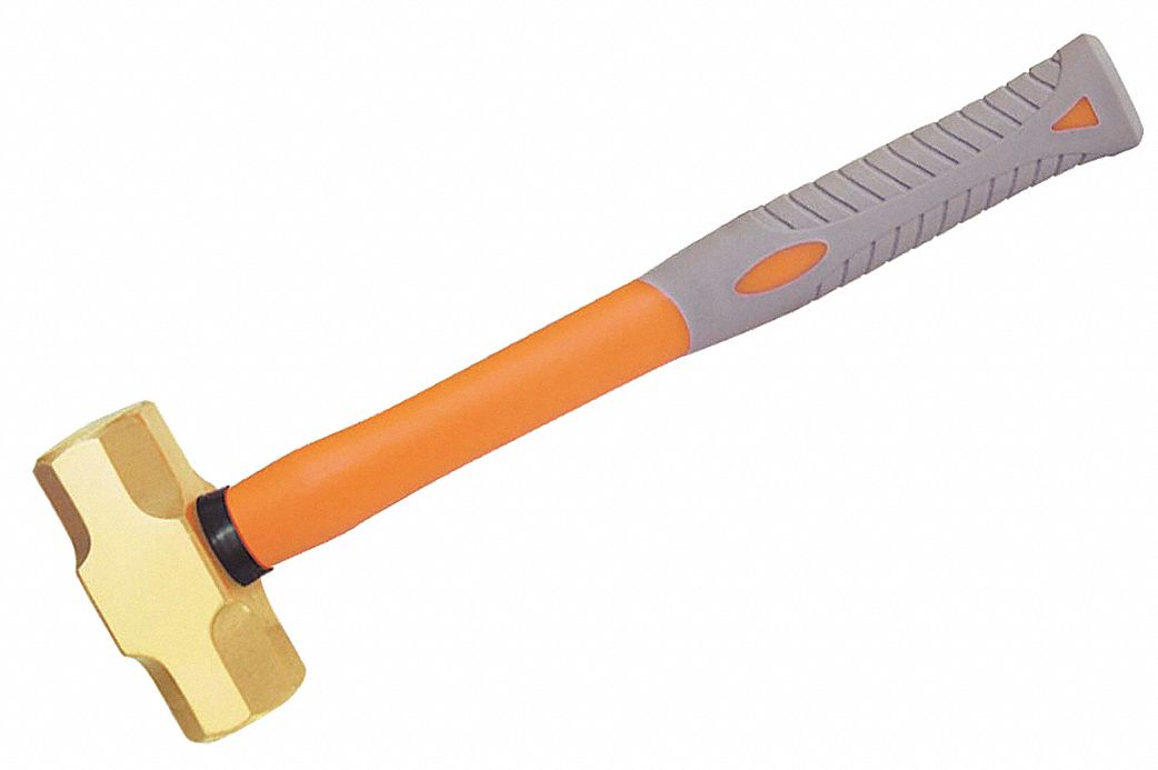 thumbnail image 2 of Groz 2-1/2 Lb Nonsparking Brass Hammer – Safe For Hazardous Environments 2 of 4