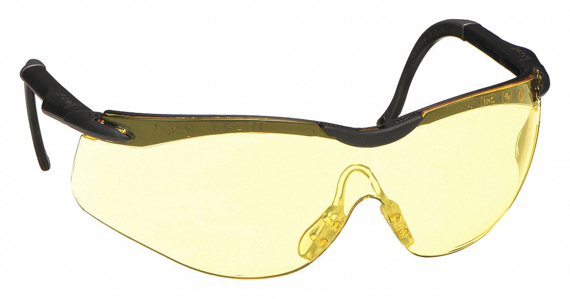 Safety Glasses, Amber,  Anti-Static
