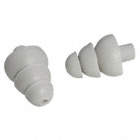 REPLACEMENT TIPS, DISPOSABLE, SEBS, M, TRIPLE-FLANGED, 20DB, CORDLESS, PUSH-IN, 25PR