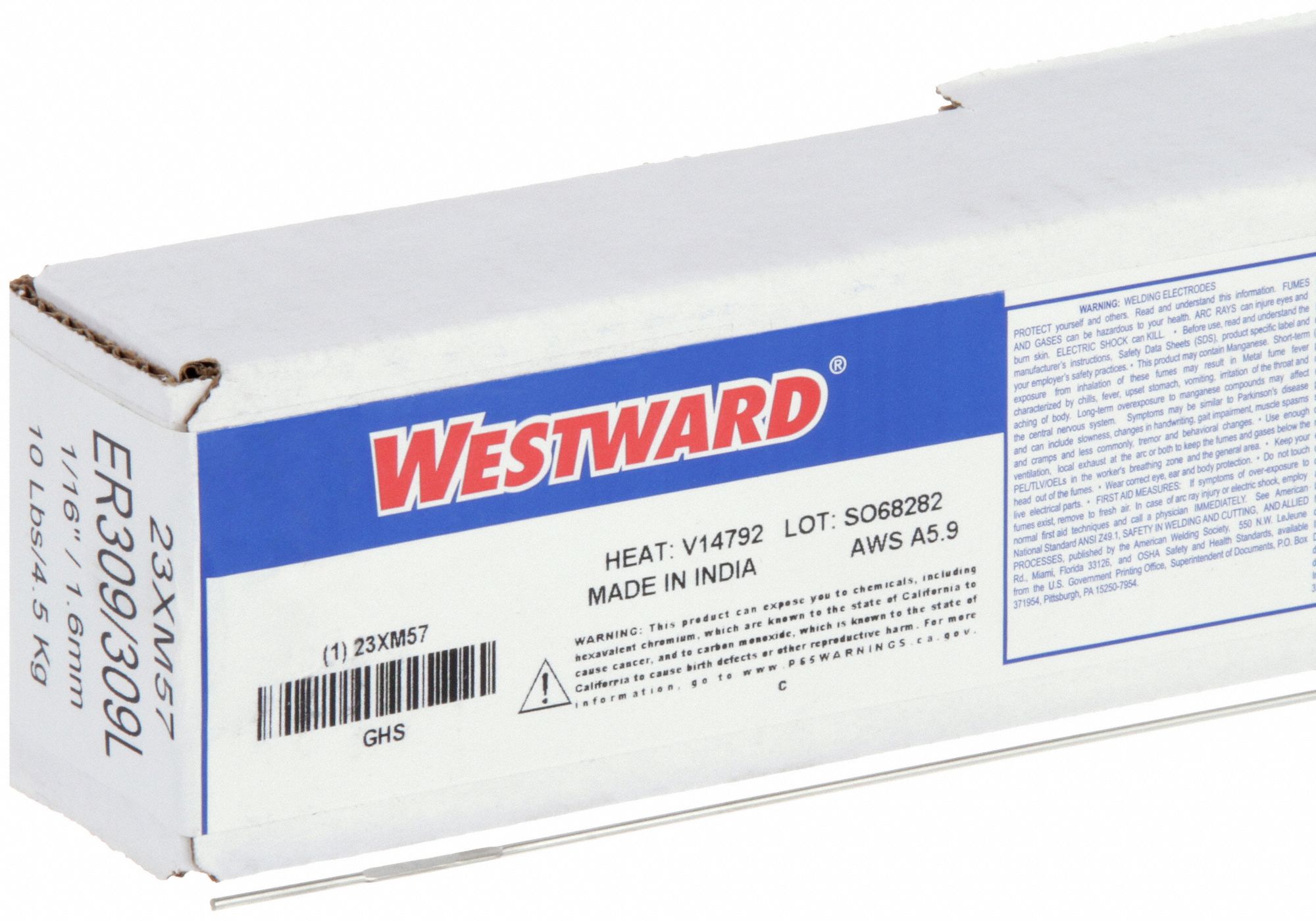 Westward Stainless Steel Er L Tig Welding Rod Xm Xm