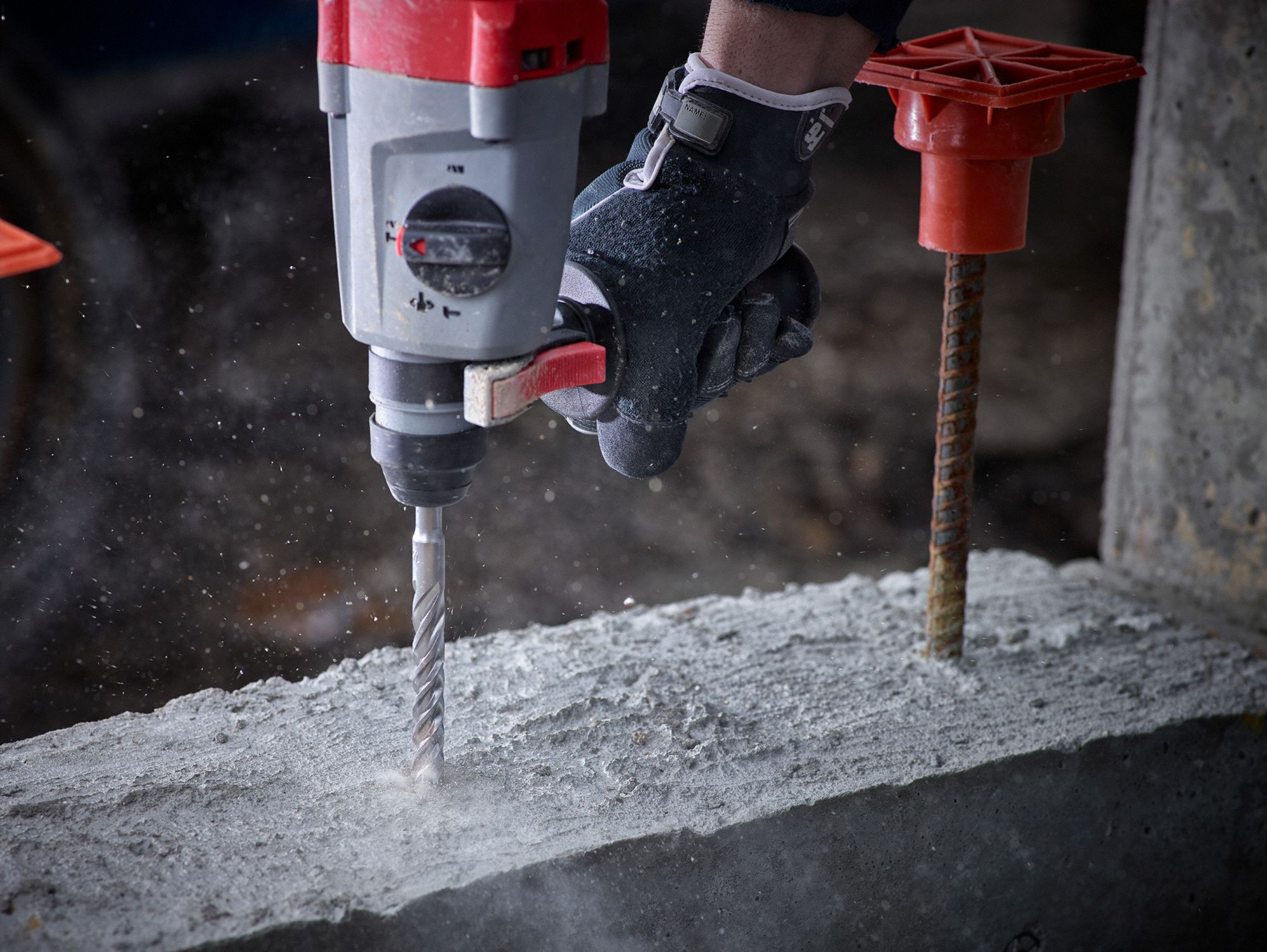 MILWAUKEE Rotary Hammer Drill 1/2 in Drill Bit Size, 10 in Max Drilling Dp, 12 in Overall Lg