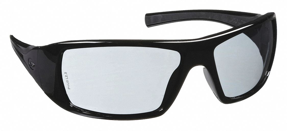 LUNETTES DE PROTECTION, MONTURE PLEINE, ENVELOPPANTE, NYLON/PC, ANTIRAYURES, NR/GR, M, CSA, UNISEXES