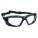 LUNETTES DE PROTECTION, MONTURE PLEINE, ENVELOPPANTE, NYLON/PC/PVC, ANTIBUÉE, NR/TRSP, CSA, UV, M, UNISEXE