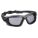 LUNETTES PROTECTION, ENVELOPPANTE, NYLON/PC, ANTIBUÈE, NR/GR, CSA, UV, DIRECT, UNIVERSELLE