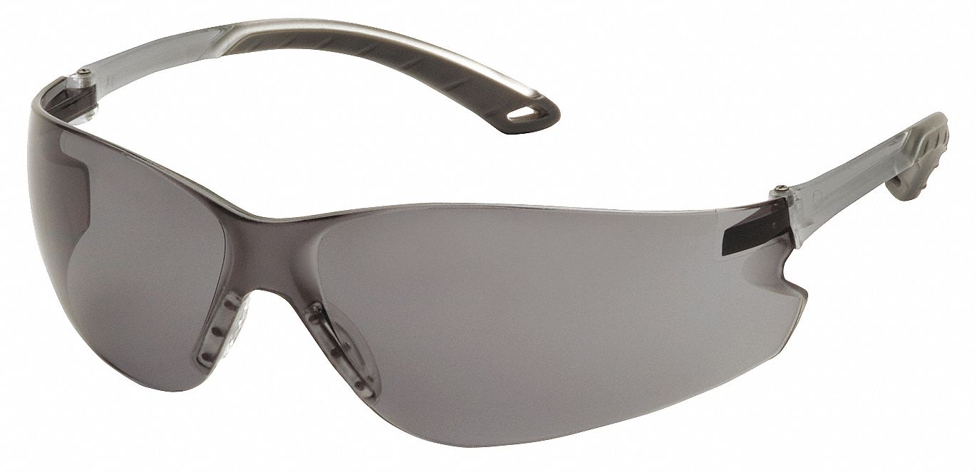 PYRAMEX S5820S PK 12 Safety Glasses,Gray 23Y606