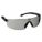 SAFETY GLASSES, FRAMELESS, WRAPAROUND, PC, ANTI-SCRATCH, GREY, M, CSA Z94.3, UNISEX