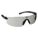 SAFETY GLASSES, FRAMELESS, WRAPAROUND, POLYCARBONATE, ANTI-FOG, GREY, M, CSA Z94.3, UNISEX