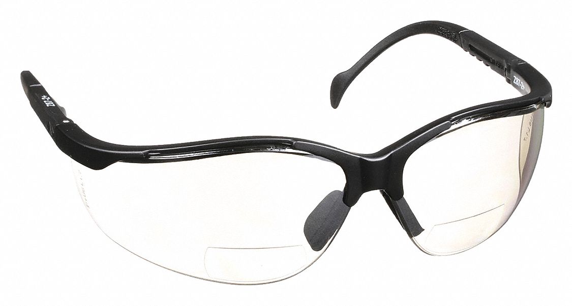 Pyramex Anti Scratch No Foam Lining Bifocal Safety Reading Glasses 23y643sb1880r15 Grainger 2427