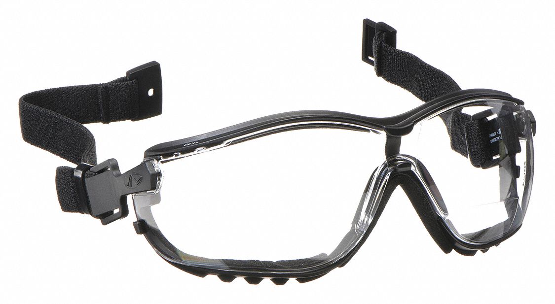 LUNETTES DE PROTECTION ÉTANCHES, ENVELOPPANTES, NYLON/PC, H2X ANTIBUÉE, +1,50, CSA, UV