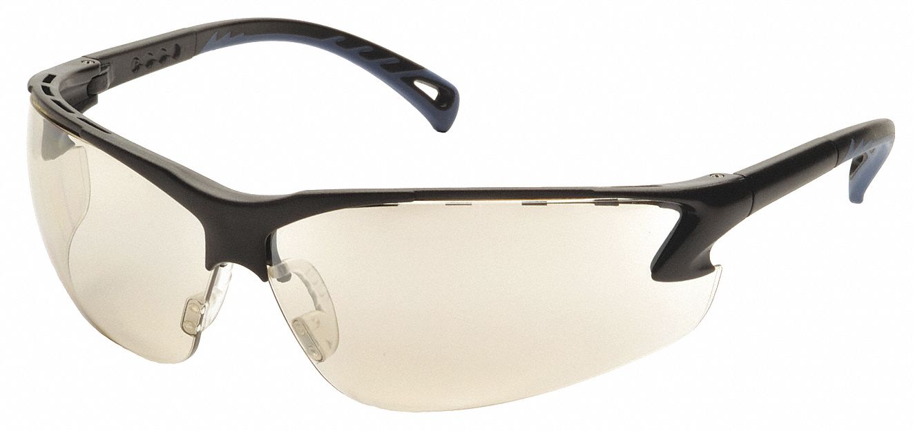 PYRAMEX Safety Glasses: Anti-Scratch, No Foam Lining, Wraparound Frame ...