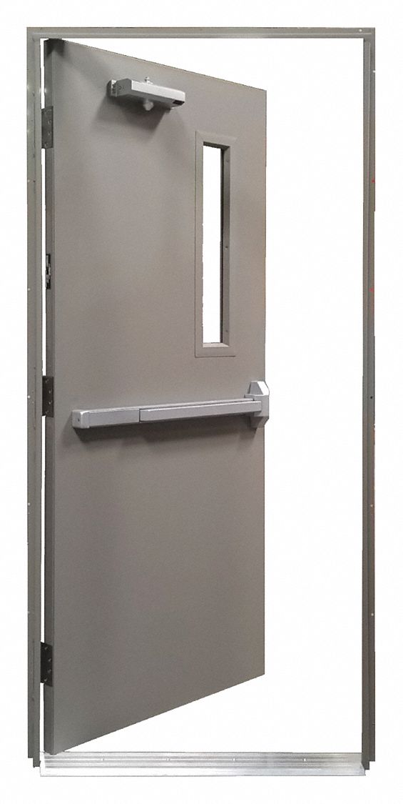 push bar door