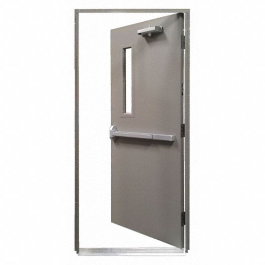 36 Inch Steel Exit Door Security Bar for Retail, Pawn, Jewelry, Warehouse  Door