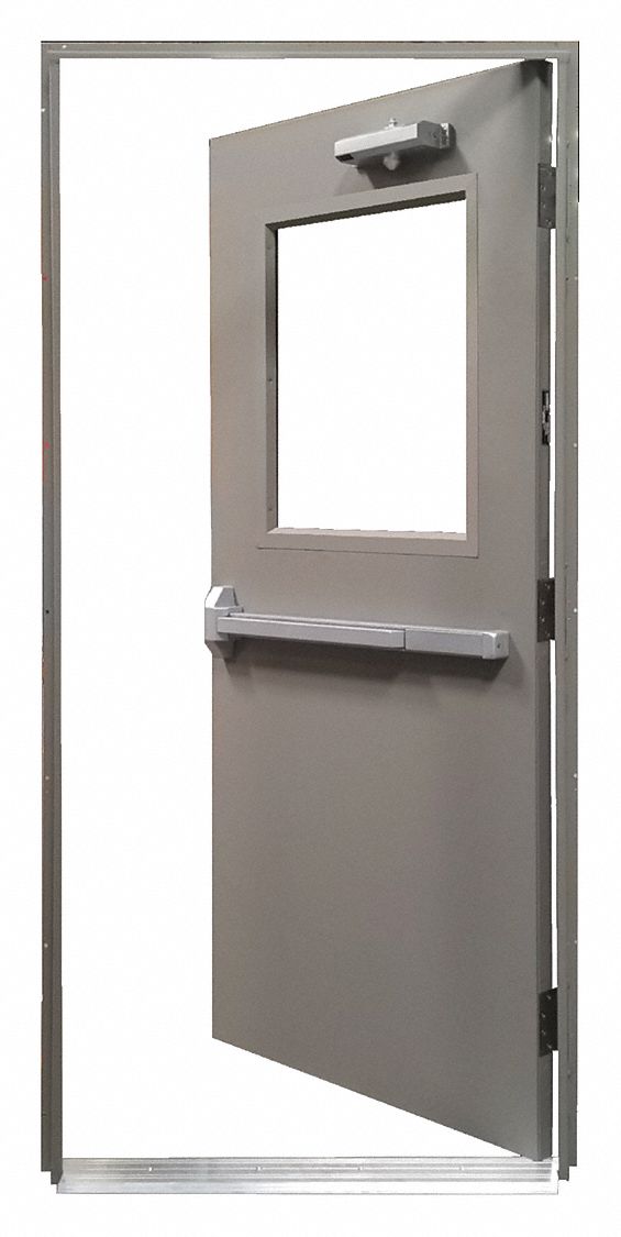 push bar door