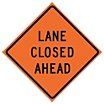 Lane Closed Ahead Signs image