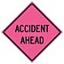 Accident Ahead Signs