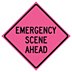 Emergency Scene Ahead Signs
