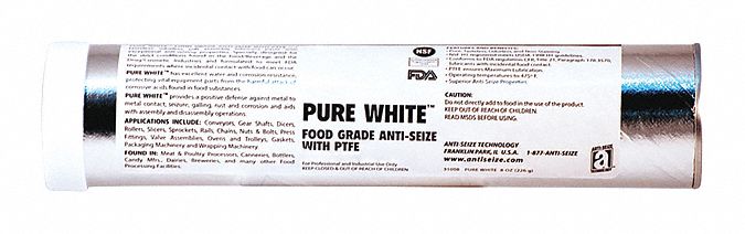 Food Grade Anti-Seize: Cartridge, 14 oz, Non-Metallic Base, NSF H1