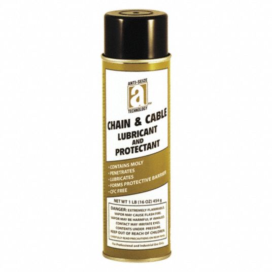 Chain and Wire Rope Lubricants: 16 oz, 20 oz, Aerosol Can