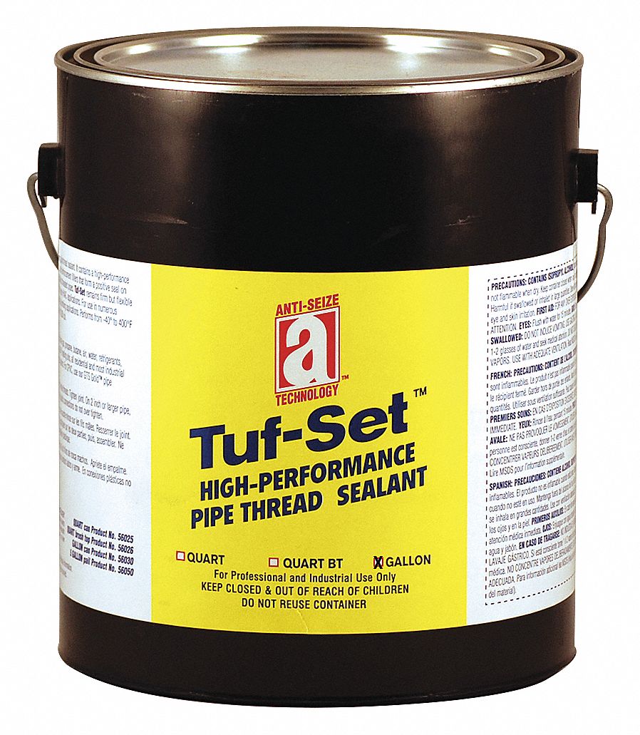 ANTISEIZE TECH, 1 gal, Pail, Pipe Thread Sealant 23YA8056030 Grainger