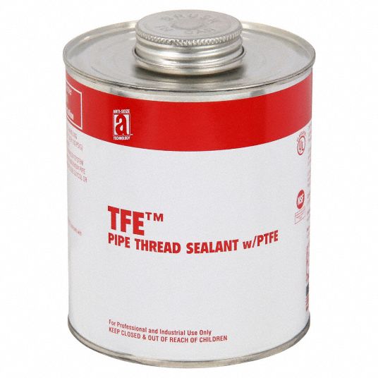 Anti Seize Tech 32 Fl Oz Brush Top Can Pipe Thread Sealant 23ya8614026 Grainger 7015