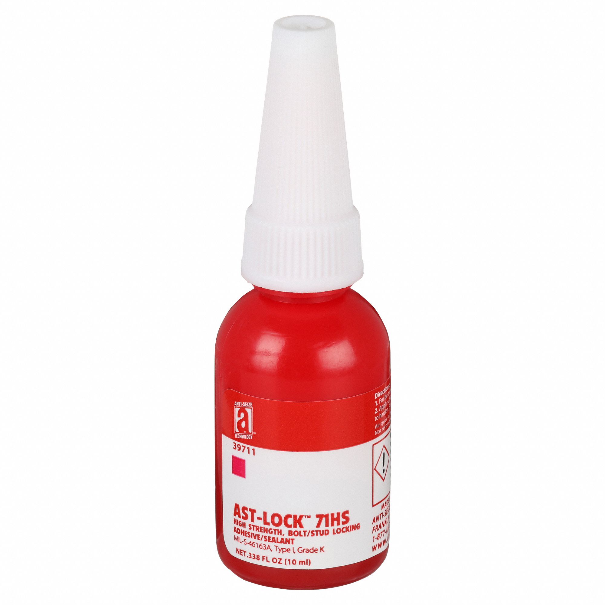 ANTISEIZE TECHNOLOGY, 71HS, Red, Threadlocker 23YC2439711 Grainger
