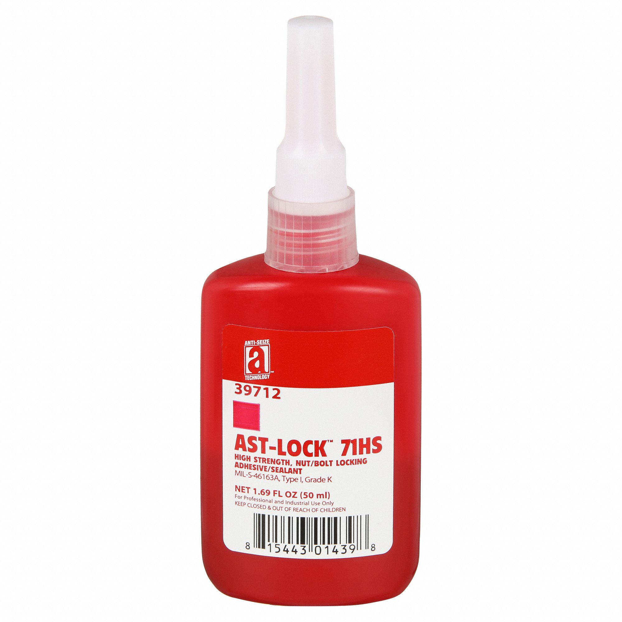 ANTISEIZE TECHNOLOGY, 71HS, Red, Threadlocker 23YC2539712 Grainger