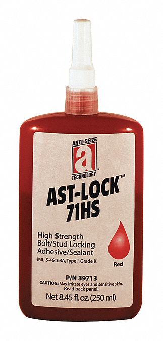 Threadlocker 250mL Bottle Red