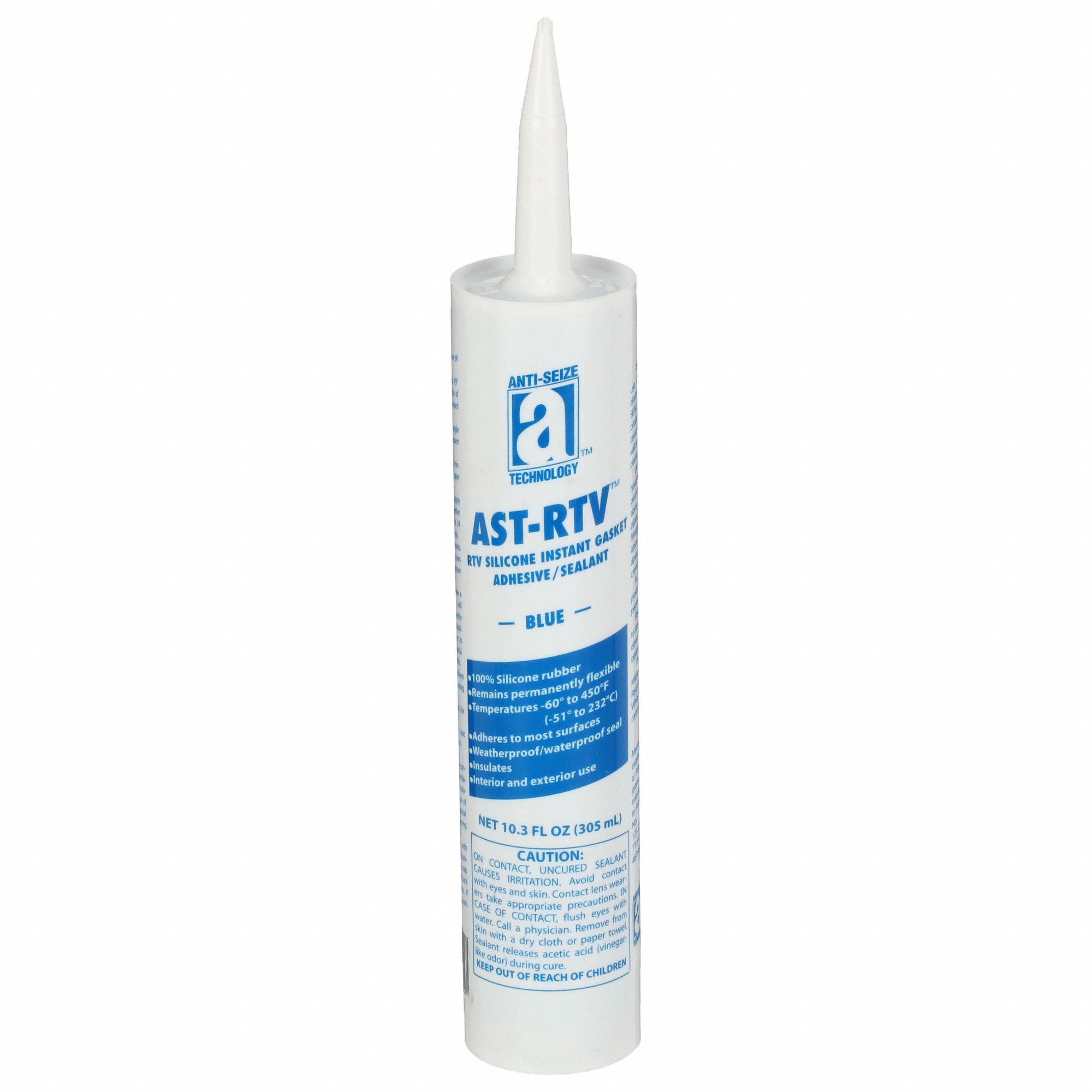 RTV Gasket Maker: AST-RTV, 10.3 oz, Cartridge, Blue