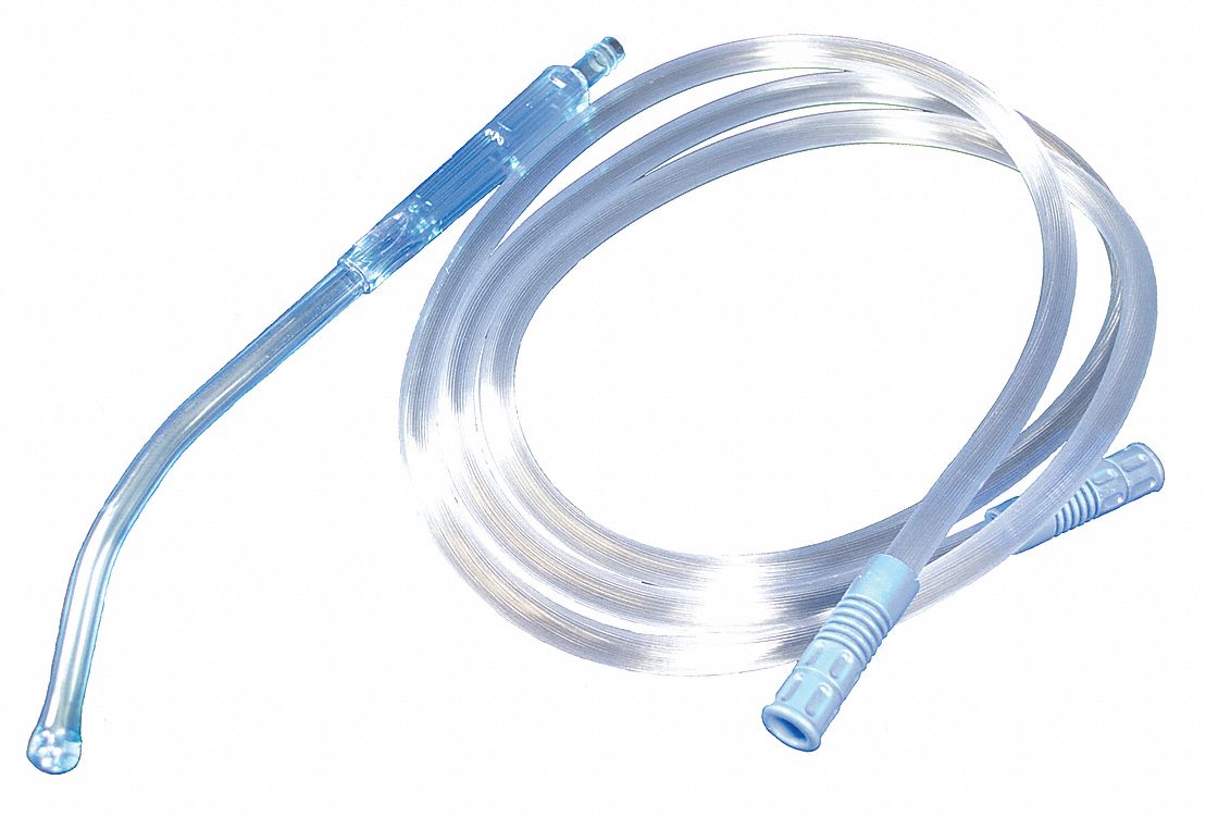 Yankauer Tip and Tube Clear White PK20