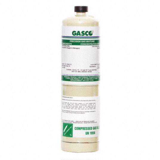 GASCO Propane Calibration Gas 0.6% (28.57% LEL) Balance Air in a