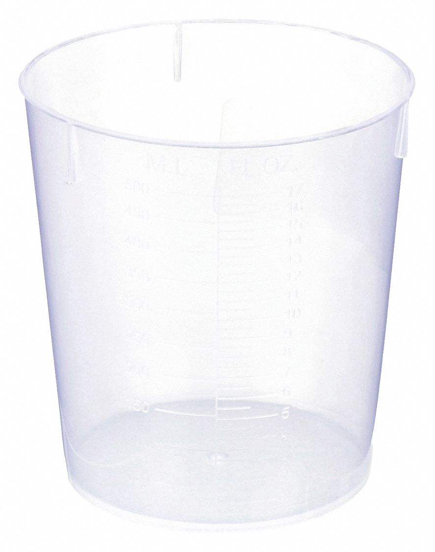 Beaker Set: Low Form, 500 mL Capacity - mL, 17 fl oz Capacity - oz, 108 mm Outside Dia, Non-Sterile