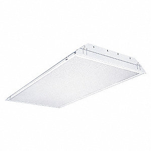 LIGHTING FIXTURE, RECESSED TROFFER, MAX WATTAGE 85, 347 VOLTAGE, 2-T8 LAMP, 48 X 24 X 3 ⅛ IN