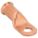 LUG, CRIMPABLE SIDE TERMINAL, CRIMP/SOLDER, COPPER, 2/0 GA, 3/8 IN STUD SIZE, STRAIGHT, 2 PK