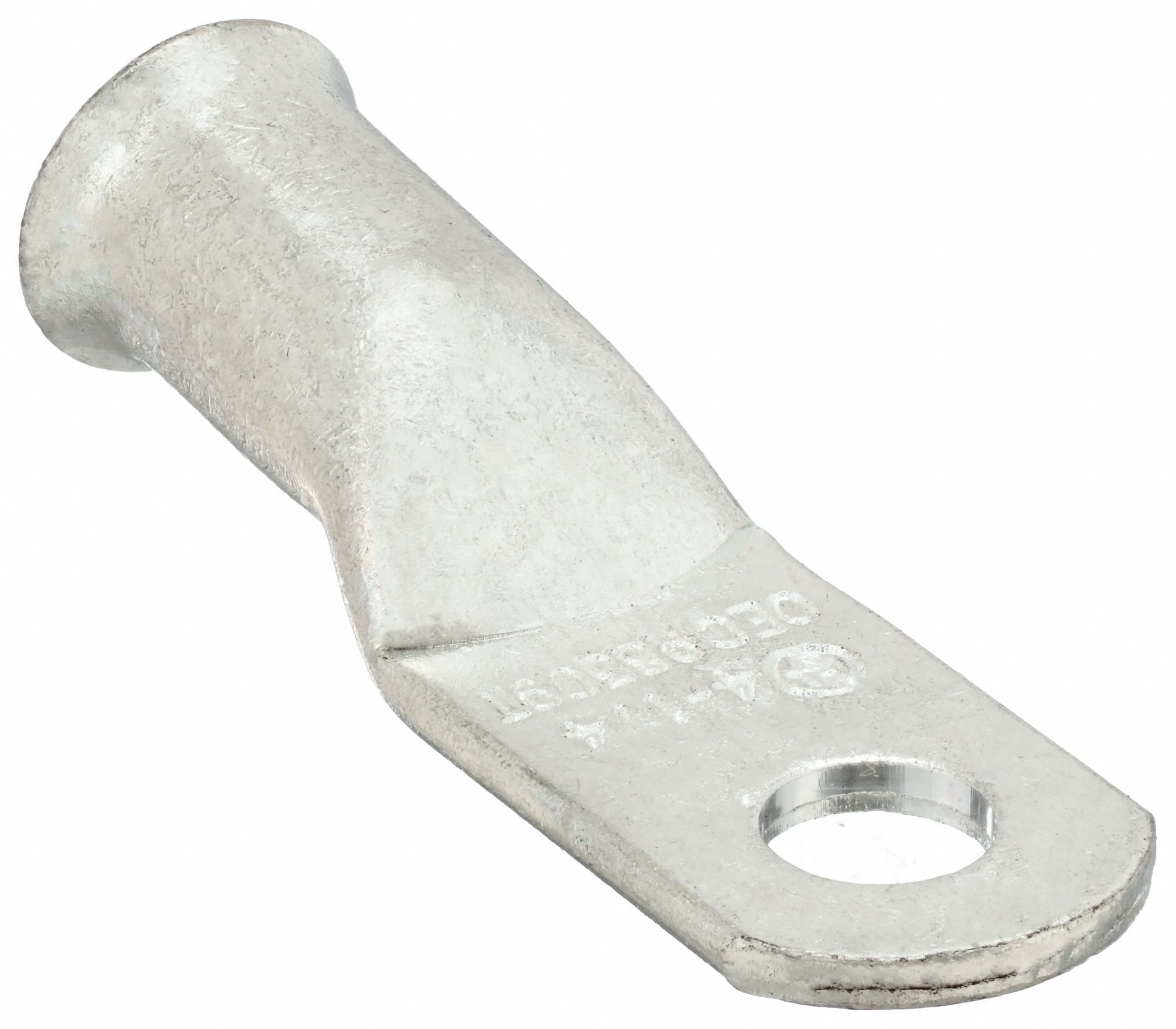 LUG, CRIMPABLE SIDE TERMINAL, CRIMP/SOLDER, COPPER/TIN, 4 GA, 1/4 IN STUD SIZE, STRAIGHT, 2 PK