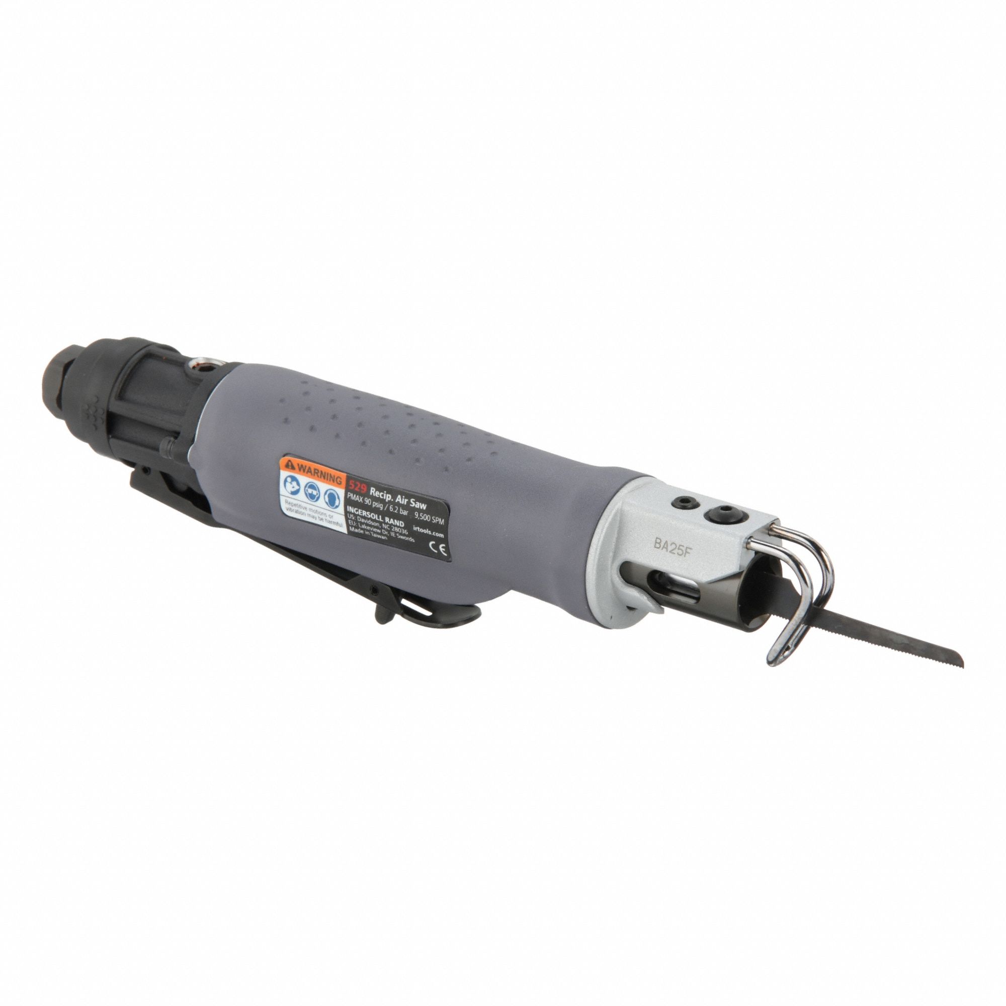 Reciprocating Saw: 9, 500 stroke/min, 1/4 in Female NPT, 3/8 in Stroke Lg, 90 psi Air Pressure